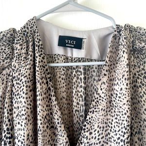 Vici Leopard Print Mini Dress